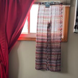 New,Colorful Zigzag Pattern Pants